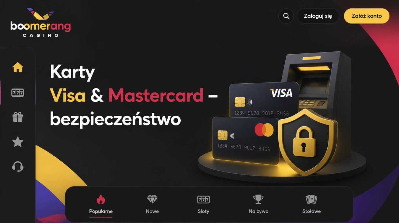 wizualizacja kart Visa i Mastercard z elementami bezpieczeństwa